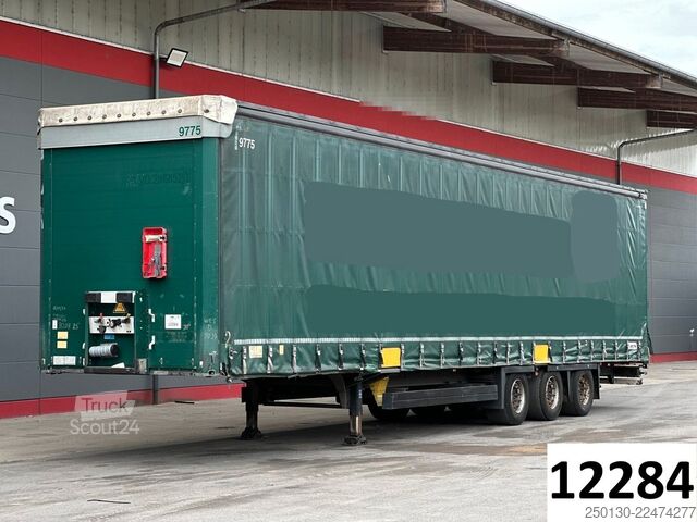 Semiremorcă deschisă cu prelată SCHMITZ CARGOBULL SCB*S3T MegaTrailer Curtainsider Edscha