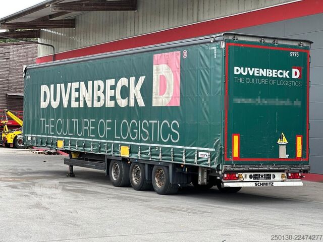 Semiremorcă deschisă cu prelată SCHMITZ CARGOBULL SCB*S3T MegaTrailer Curtainsider Edscha