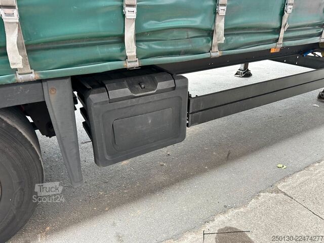 Odprta polprikolica s ponjavo SCHMITZ CARGOBULL SCB*S3T MegaTrailer Curtainsider Edscha