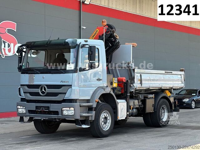 Autocamion basculant tridirecțional MERCEDES-BENZ Axor 1833 K MEILLER & PALFINGER PK18002 LK 13m.