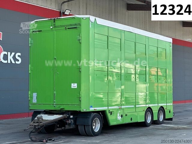 Remorcă pentru transport cai  Cuppers LVA 09-16 AL 3-Stock Viehanhänger,