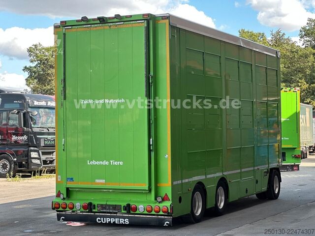 Remorcă pentru transport cai  Cuppers LVA 09-16 AL 3-Stock Viehanhänger,