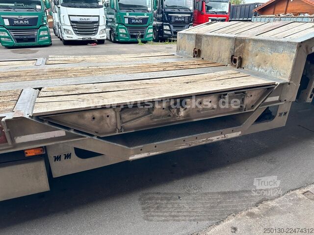 Semiremorcă cu platformă joasă MÜLLER-MITTELTAL TS3 Rm Lenk/Lift Radmulden Hydraulik/Rampen