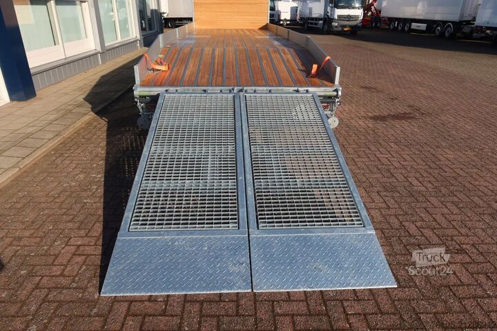 Car transporter DAF XF 450 6x2 Oprijwagen vloerhoogte 100 cm + 2x  ...