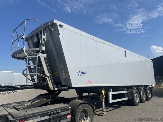 Kiperska poluprikolica KEMPF SKM 39 ALU-KASTENMULDE 55M³ ROLLPLANE