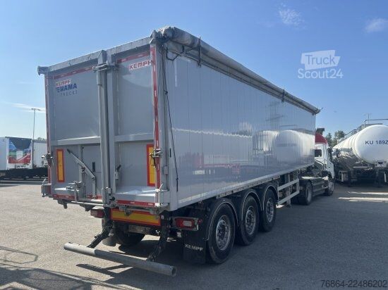 Kiperska poluprikolica KEMPF SKM 39 ALU-KASTENMULDE 55M³ ROLLPLANE