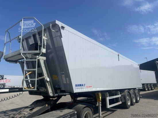 Kiperska poluprikolica KEMPF SKM 39 ALU-KASTENMULDE 55M³ ROLLPLANE