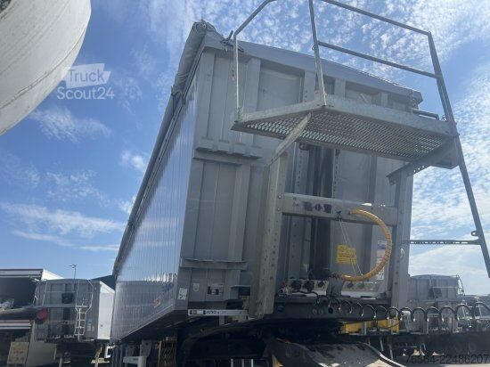 Kiperska poluprikolica KEMPF SKM 39 ALU-KASTENMULDE 55M³ ROLLPLANE