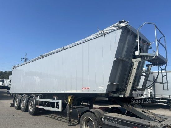 Kiperska poluprikolica KEMPF SKM 39 ALU-KASTENMULDE 55M³ ROLLPLANE