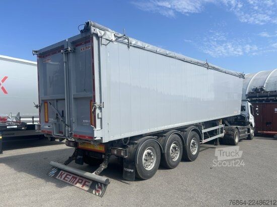 Kiperska poluprikolica KEMPF SKM 39 ALU-KASTENMULDE 55M³ ROLLPLANE