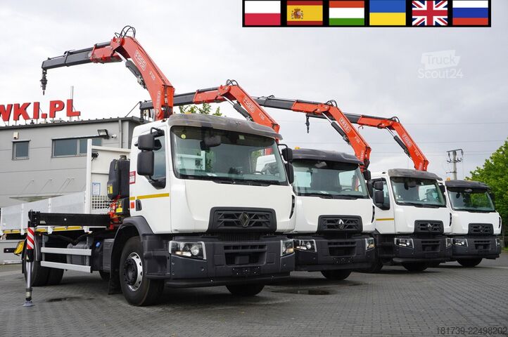 Vinçli platform Renault C280 DTI 8/ FASSI crane F135A.22/ 8units