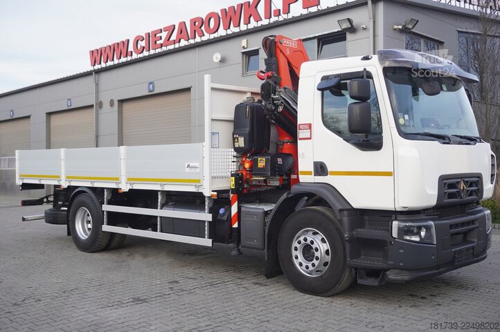Vinçli platform Renault C280 DTI 8/ FASSI crane F135A.22/ 8units