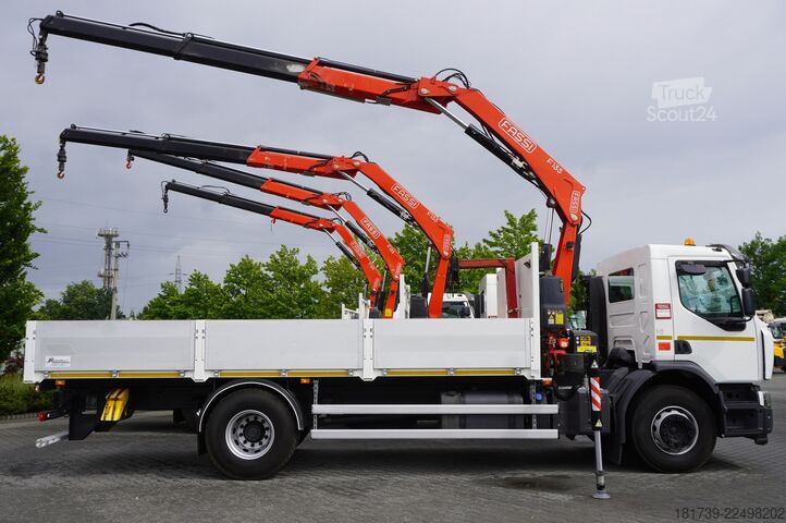 Vinçli platform Renault C280 DTI 8/ FASSI crane F135A.22/ 8units