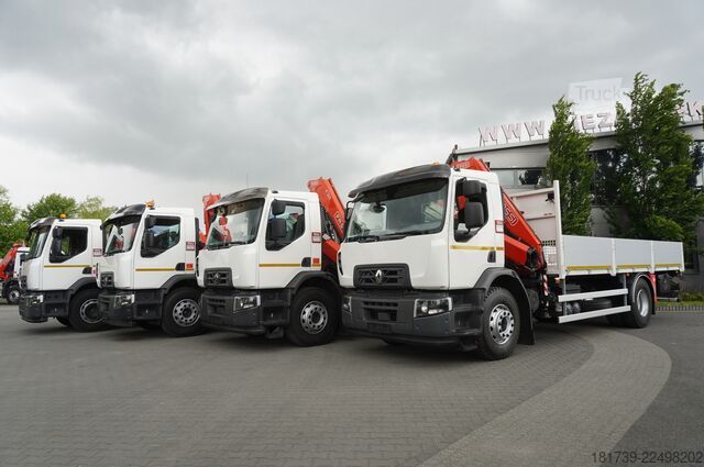 Vinçli platform Renault C280 DTI 8/ FASSI crane F135A.22/ 8units