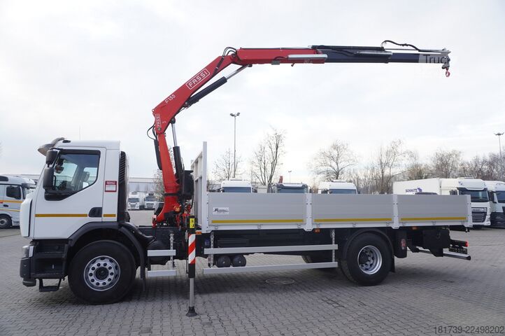 Vinçli platform Renault C280 DTI 8/ FASSI crane F135A.22/ 8units