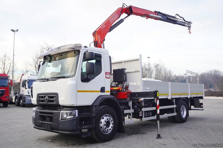 Vinçli platform Renault C280 DTI 8/ FASSI crane F135A.22/ 8units