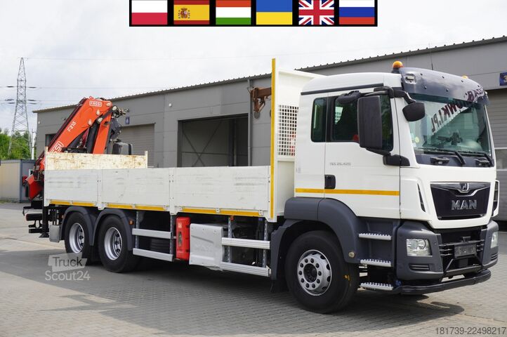 Vinçli platform MAN TGS 26.420 6x4 / Fassi F215A.2.24