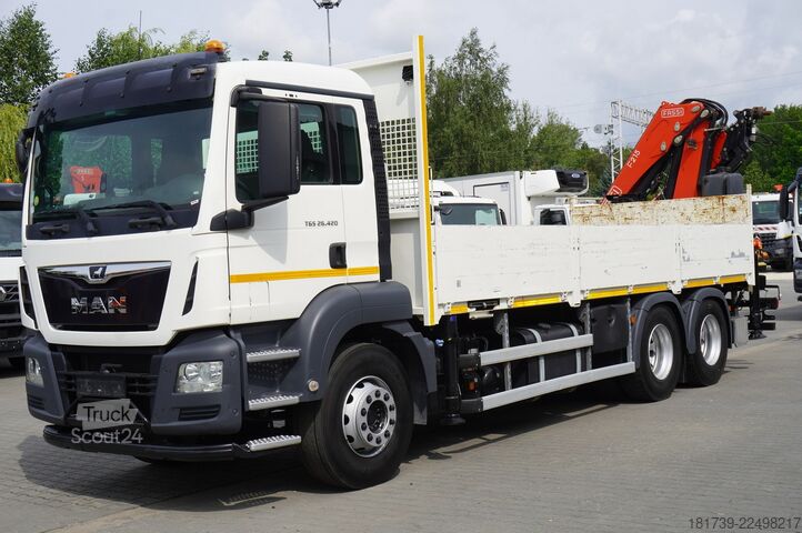 Vinçli platform MAN TGS 26.420 6x4 / Fassi F215A.2.24