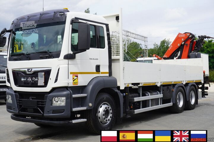 Vinçli platform MAN TGS 26.420 6×4 / Fassi F215A.2.24