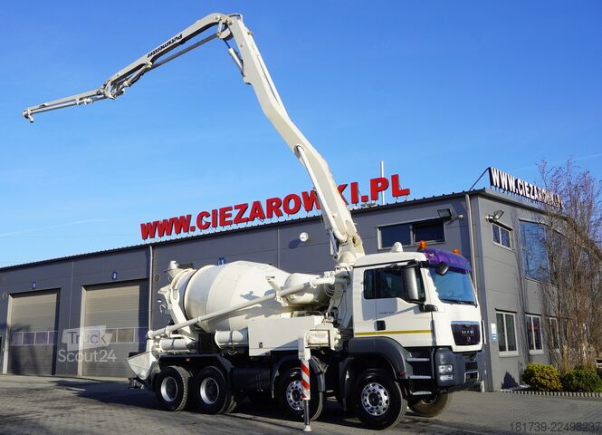 Karıştırıcı Pompa MAN TGS 32.400 8x4 Concrete Mixer Pump truck