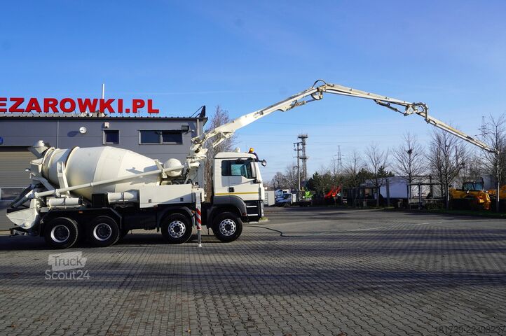 Karıştırıcı Pompa MAN TGS 32.400 8x4 Concrete Mixer Pump truck
