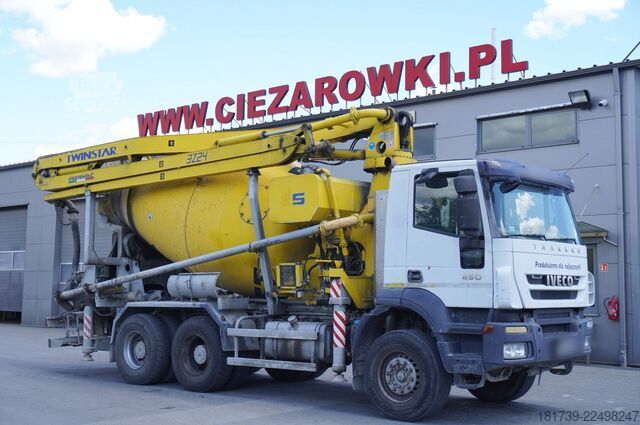 Betongpumpe Iveco Trakker 450 6x4 / Sermac Twinstar 3Z24