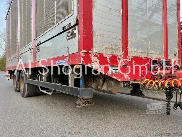 Atrelado para cavalos Menke-Janzen 2 x Achsen PBW / Geflügeltransport