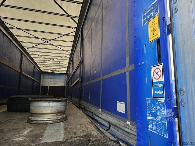 2018 KÖGEL S 24-1 | TOIT COULISSANT | FREINS À TAMBOUR BPW | IMMATRICULATION NÉERLANDAISE. KÖGEL S 24-1 | SLIDING ROOF| BPW DRUM.| DUTCH REGISTR...