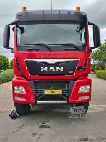 Tippbil med kran MAN TGS 33.400 6X6 BH WVT WS Z-kraan/KIPPER!! EURO 6!!
