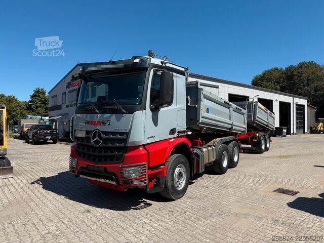 Dreiseitenkipper LKW MERCEDES-BENZ 2653 3.S.K Meiller Kippanhänger