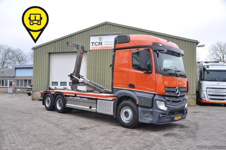 Haakarmsysteem Mercedes-Benz Actros 2648 6X2 + HIAB MULTILIFT HAAKARM 21T
