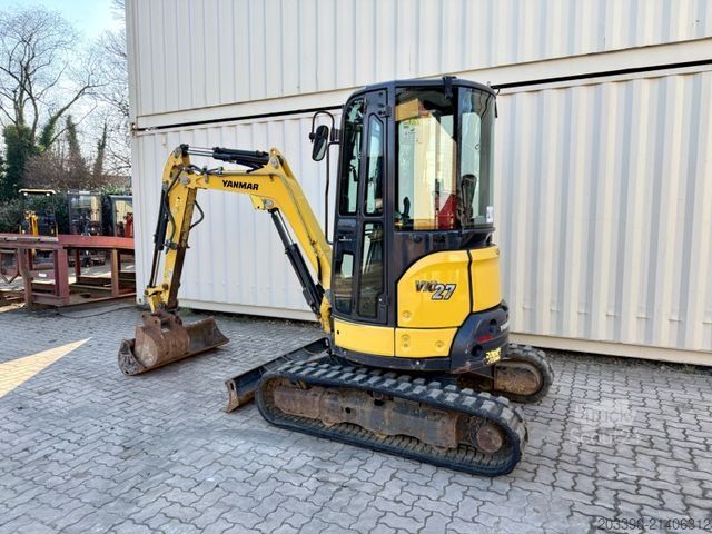 Minikaivinkone YANMAR VIO27-6 / 2019 BJ / 2.600 H / 2 x Löffel