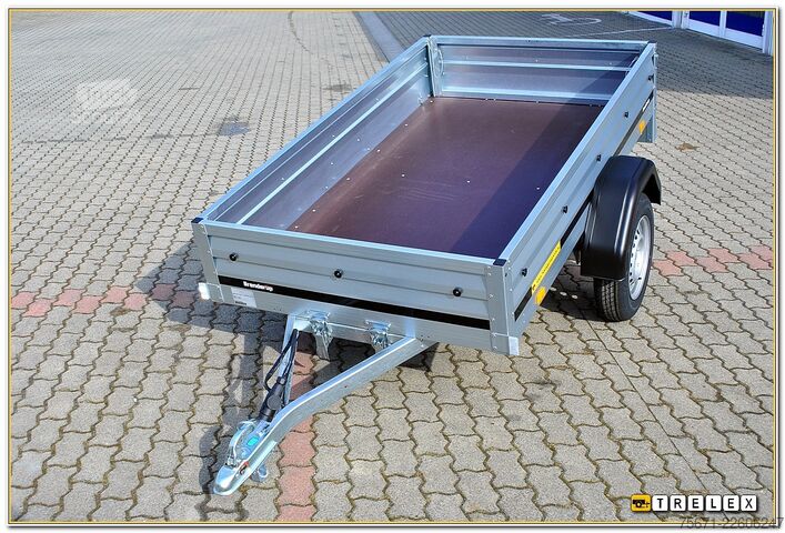 Avtomobilska prikolica BRENDERUP 1205SUB750 Garden mit Gitter und Plane