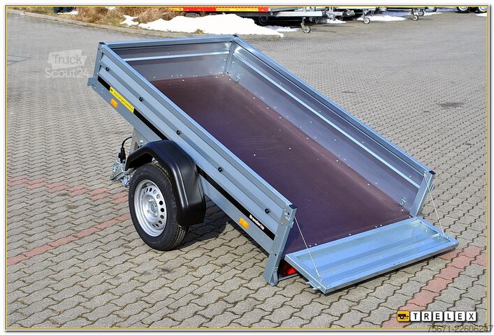 Avtomobilska prikolica BRENDERUP 1205SUB750 Garden mit Gitter und Plane