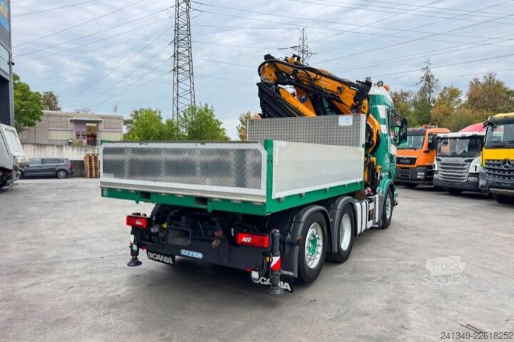 Grue montée sur camion SCANIA R520 V8 6x2 Effer 370 Flyjib & Seilwinde
