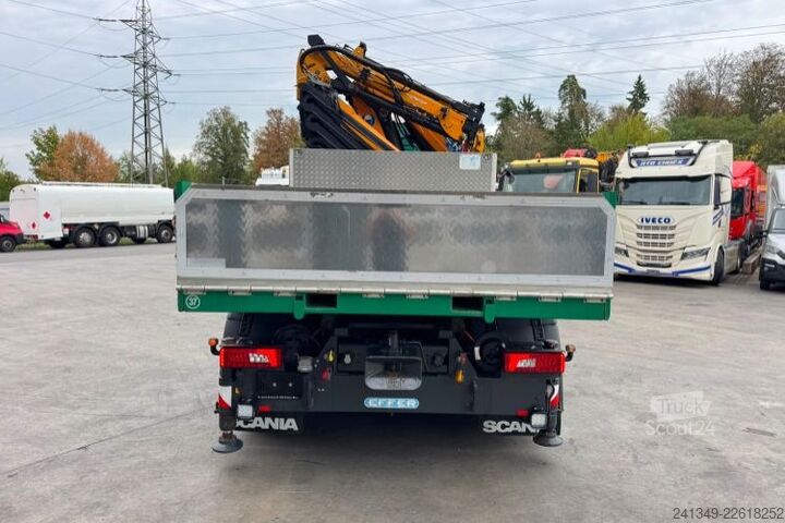 Grue montée sur camion SCANIA R520 V8 6x2 Effer 370 Flyjib & Seilwinde