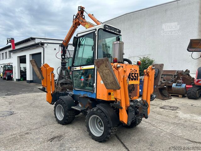 Excavadora móvil Kiefer Boki 4551 / 4x4x4 / Teleskop / Friedhofsb