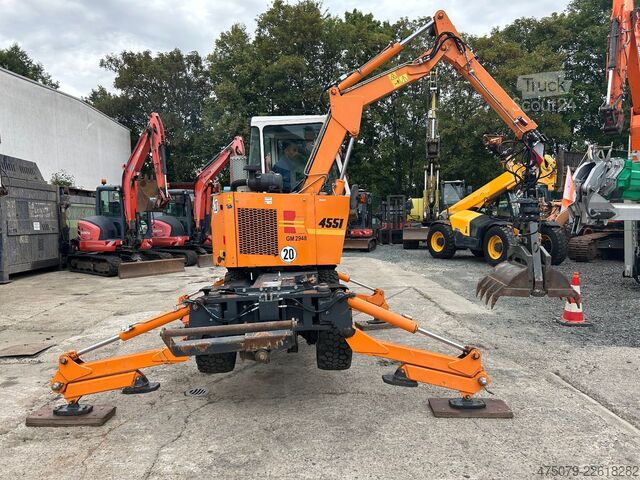 Excavadora móvil Kiefer Boki 4551 / 4x4x4 / Teleskop / Friedhofsb