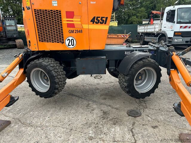 Excavadora móvil Kiefer Boki 4551 / 4x4x4 / Teleskop / Friedhofsb