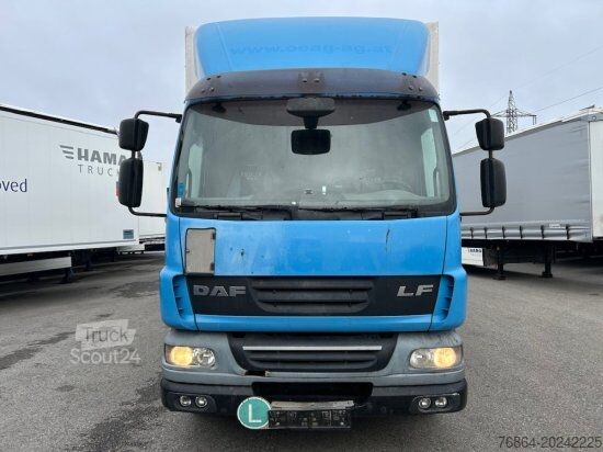 Camion cu platformă și prelată DAF LF 55.250 PLANE MIT LBW, MANUAL, E5