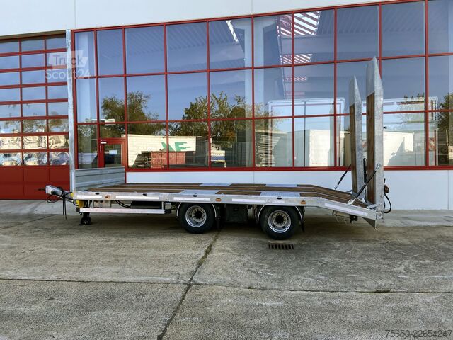 Alçak şasi römork Möslein TT21-6,5 hydr  21 t Tandemtieflader, hydr. Rampen, NEU