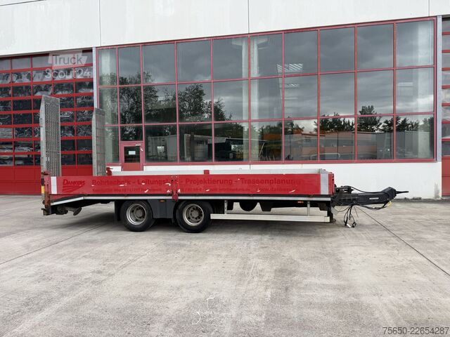 Remolque de plataforma baja  tt  19 t Tandemtieflader