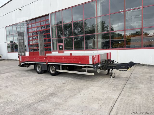 Remolque de plataforma baja  tt  19 t Tandemtieflader