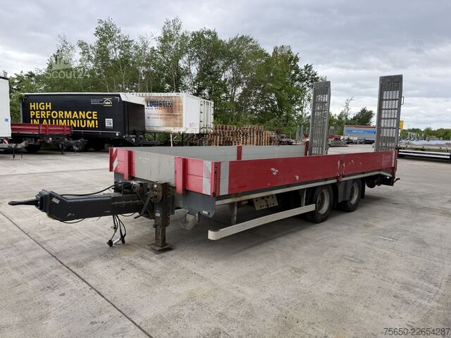 Remolque de plataforma baja  tt  19 t Tandemtieflader
