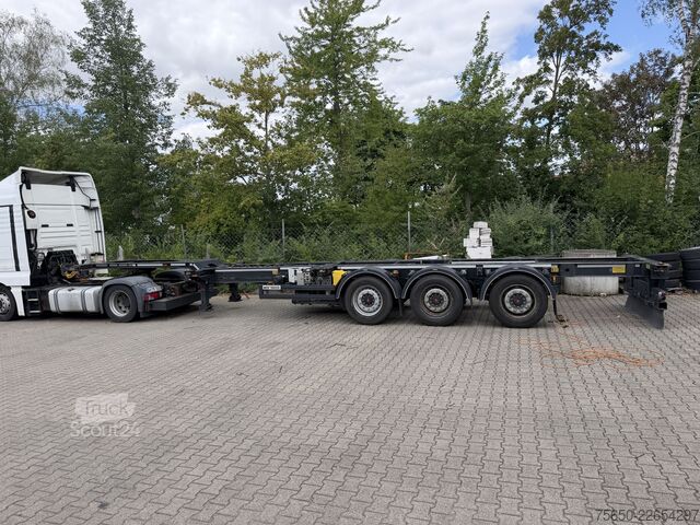 Ladskifteanhænger web trailer LPRS 24  3 Achs Container- Chassis incl. Generator TranscoolWenig Benutzt