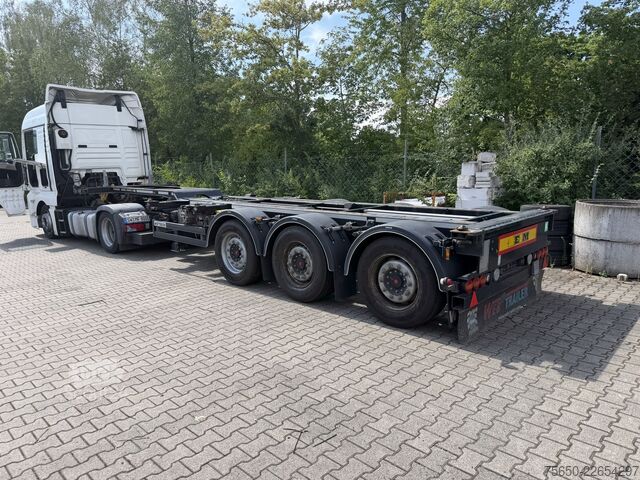 Ladskifteanhænger web trailer LPRS 24  3 Achs Container- Chassis incl. Generator TranscoolWenig Benutzt