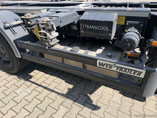 Ladskifteanhænger web trailer LPRS 24  3 Achs Container- Chassis incl. Generator TranscoolWenig Benutzt