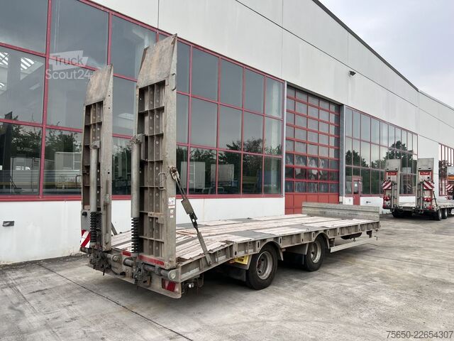 Lavtloader trailer Humbaur HBTZ  21 t Tandemtieflader