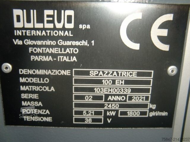 Spazzatrice stradale Dulevo 1750/100 Elite EH Kehrmaschine