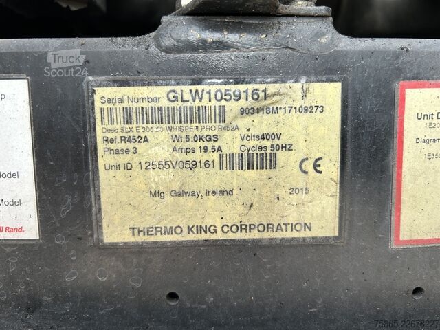 Chladírenská/mrazírenská přeprava H.T.F HZO 42 / Thermo King SLXe 300 / Stuuras / Loadl...